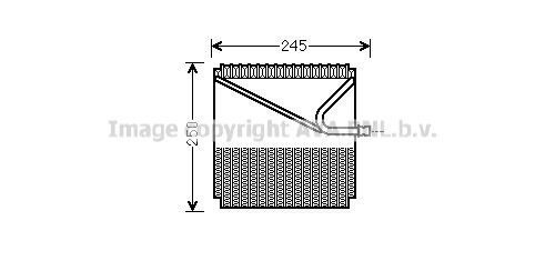 AVA QUALITY COOLING Höyrystin, ilmastointilaite MSV454